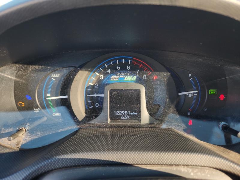 JHMZE2H78CS005069 - 2012 HONDA INSIGHT EX SILVER photo 9