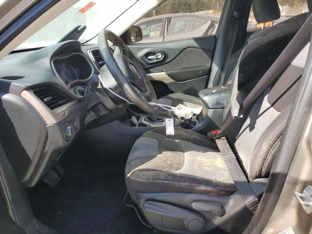 1C4PJLAB0HW644202 - 2017 JEEP CHEROKEE SPORT GRAY photo 7