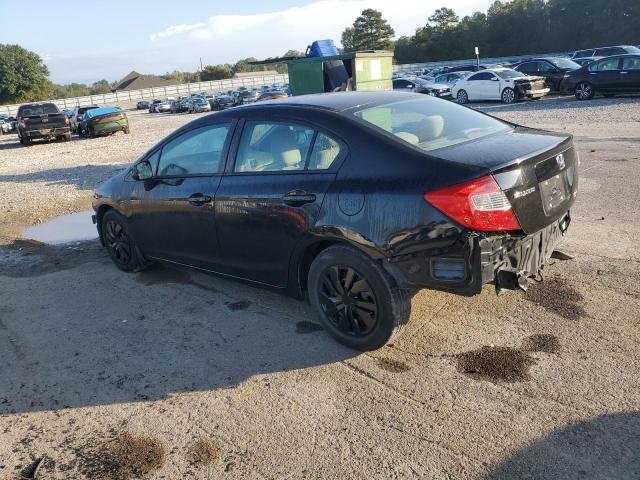 19XFB2F5XCE366885 - 2012 HONDA CIVIC LX Սև լուսանկար 2