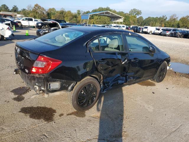 19XFB2F5XCE366885 - 2012 HONDA CIVIC LX Սև լուսանկար 3