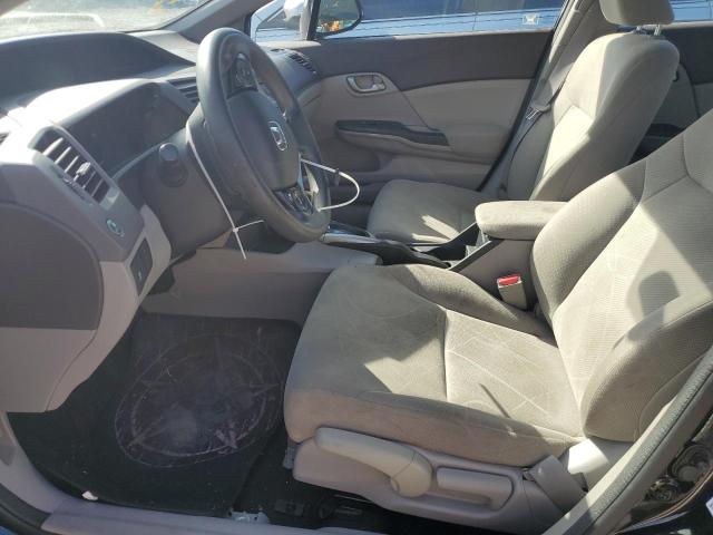 19XFB2F5XCE366885 - 2012 HONDA CIVIC LX Սև լուսանկար 7