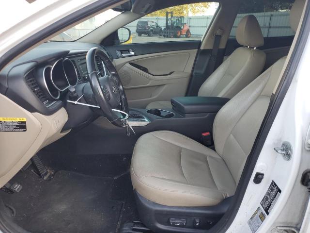 5XXGN4A72FG391212 - 2015 KIA OPTIMA EX WHITE photo 7
