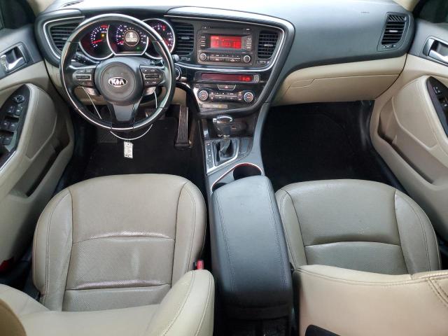 5XXGN4A72FG391212 - 2015 KIA OPTIMA EX WHITE photo 8
