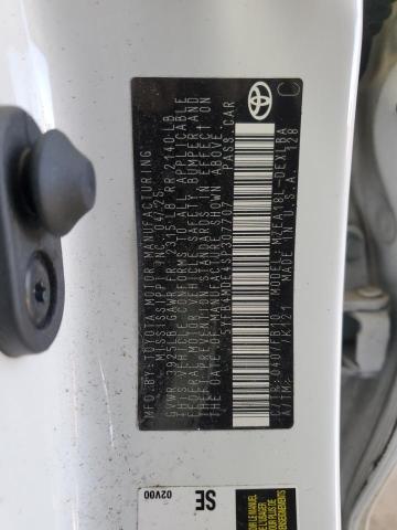 5YFB4MDE4SP307707 - 2025 TOYOTA COROLLA LE 白色 照片 12