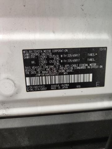 JTMP1RFV6KD504972 - 2019 TOYOTA RAV4 XLE Ağ foto 13