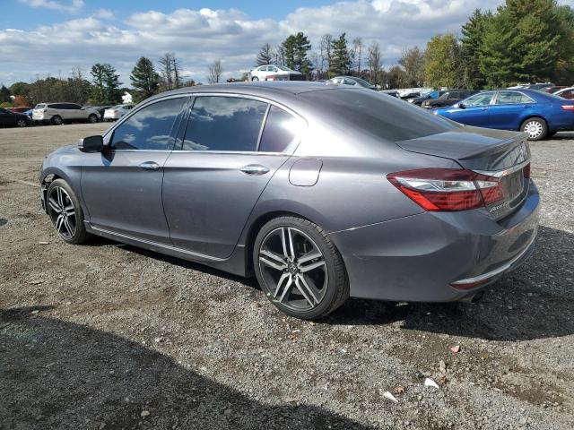 1HGCR3F9XHA004557 - 2017 HONDA ACCORD TOURING GRAY photo 2