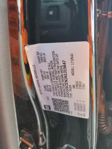 1GCGSCEN1N1315647 - 2022 CHEVROLET COLORADO LT BLACK photo 12