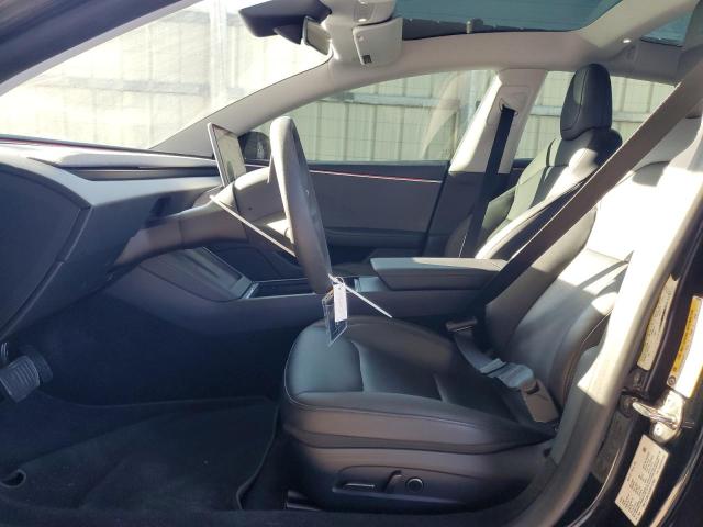 5YJ3E1EA4RF757083 - 2024 TESLA MODEL 3 Siyah fotoğraf 7