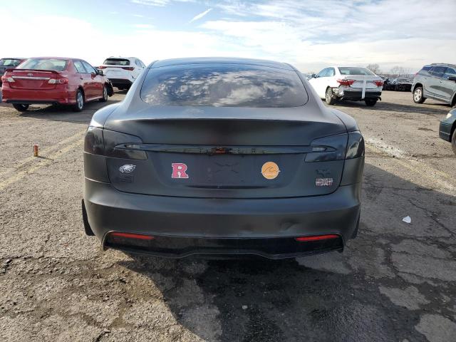 5YJSA1E50MF436712 - 2021 TESLA MODEL S BLACK photo 6