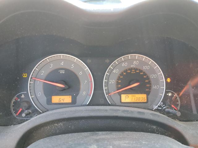 1NXBU4EEXAZ370502 - 2010 TOYOTA COROLLA BASE GRAY photo 9