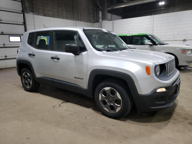 ZACCJAAH0FPB60248 - 2015 JEEP RENEGADE SPORT SILVER photo 4