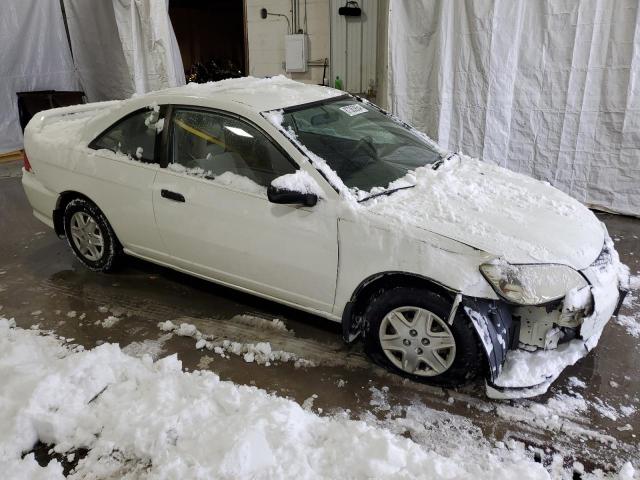 1HGEM22124L002849 - 2004 HONDA CIVIC DX VP თეთრი ფოტო 4