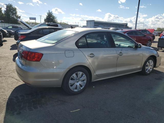 3VWD17AJXEM271096 - 2014 VOLKSWAGEN JETTA SE BEIGE photo 3