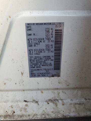 5N1AR2MM7EC702627 - 2016 NISSAN PATHFINDER S 白色 照片 13