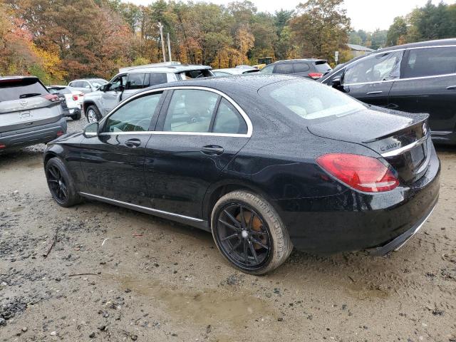 55SWF4KB1GU110340 - 2016 MERCEDES-BENZ C 300 4MATIC BLACK photo 2