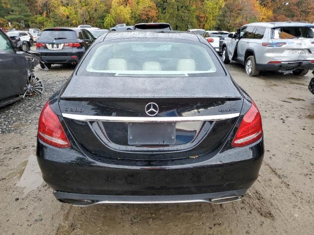 55SWF4KB1GU110340 - 2016 MERCEDES-BENZ C 300 4MATIC BLACK photo 6