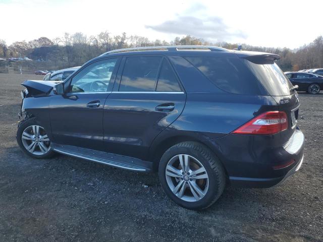 4JGDA5HB0EA419707 - 2014 MERCEDES-BENZ ML 350 4MATIC BLUE photo 2