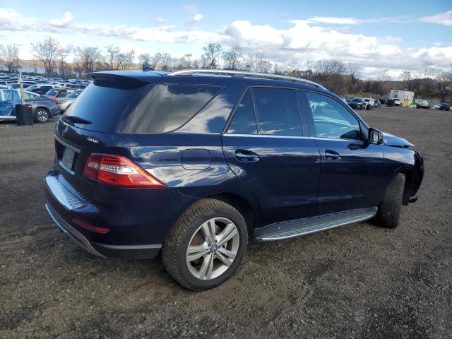 4JGDA5HB0EA419707 - 2014 MERCEDES-BENZ ML 350 4MATIC BLUE photo 3