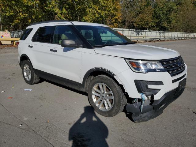 1FM5K8BH3HGA10375 - 2017 FORD EXPLORER WHITE photo 4