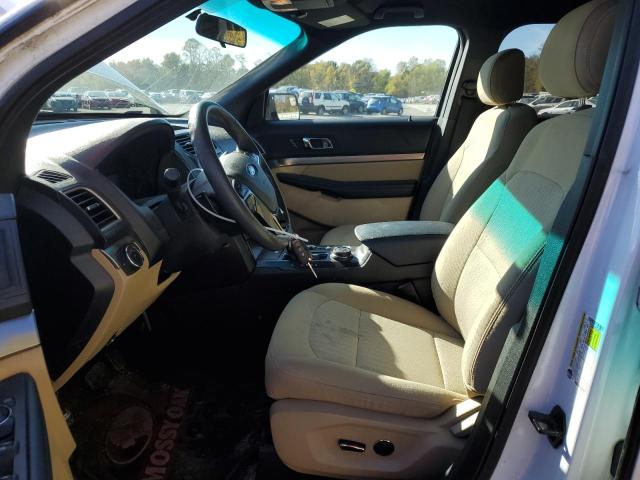 1FM5K8BH3HGA10375 - 2017 FORD EXPLORER WHITE photo 7