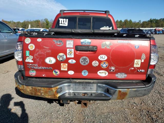 3TMLU4EN9BM075602 - 2011 TOYOTA TACOMA DOUBLE CAB წითელი ფოტო 6