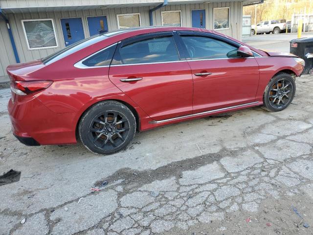 5NPE34AB0JH701517 - 2018 HYUNDAI SONATA SPORT Rojo foto 3