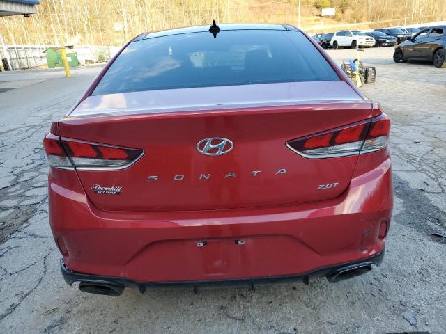 5NPE34AB0JH701517 - 2018 HYUNDAI SONATA SPORT Rojo foto 6