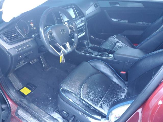 5NPE34AB0JH701517 - 2018 HYUNDAI SONATA SPORT Rojo foto 7