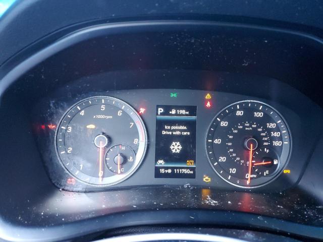 5NPE34AB0JH701517 - 2018 HYUNDAI SONATA SPORT Rojo foto 9