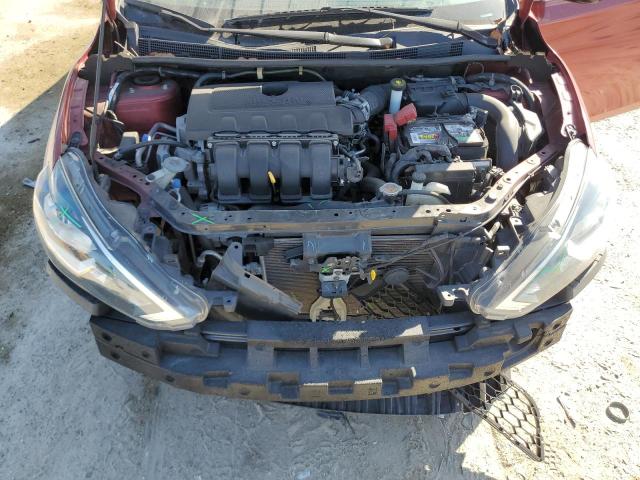 3N1AB7AP1KY395109 - 2019 NISSAN SENTRA S 红色 照片 11