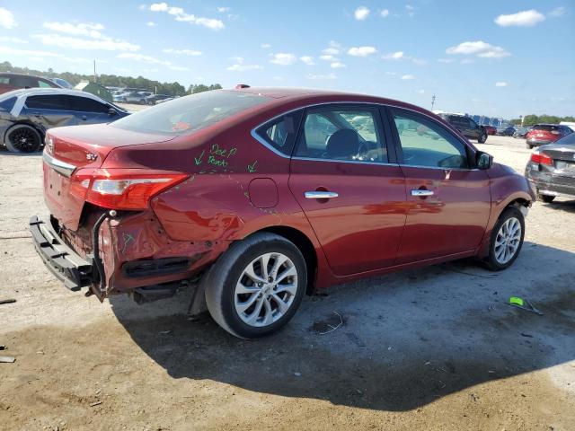 3N1AB7AP1KY395109 - 2019 NISSAN SENTRA S 红色 照片 3