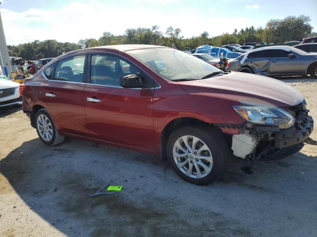 3N1AB7AP1KY395109 - 2019 NISSAN SENTRA S 红色 照片 4