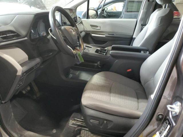 5TDKSKFC6NS069764 - 2022 TOYOTA SIENNA LE GRAY photo 7