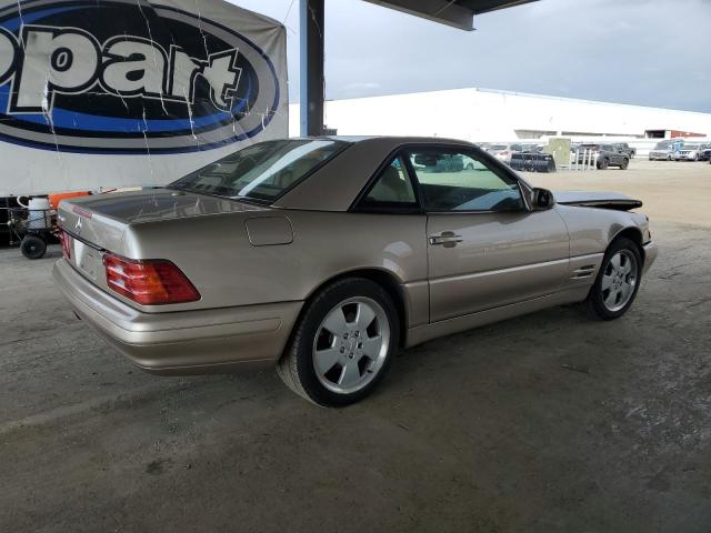 WDBFA68F8YF194657 - 2000 MERCEDES-BENZ SL 500 ოქროსფერი ფოტო 3