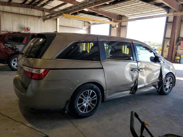 5FNRL5H63CB022195 - 2012 HONDA ODYSSEY EXL GOLD photo 3