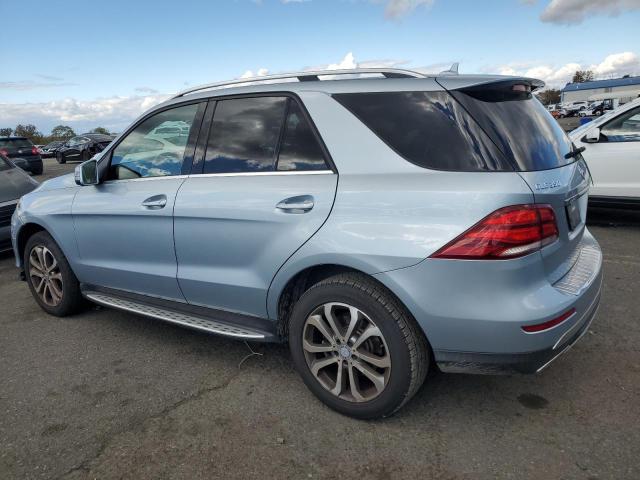 4JGDA5HBXGA637432 - 2016 MERCEDES-BENZ GLE 350 4MATIC BLUE photo 2