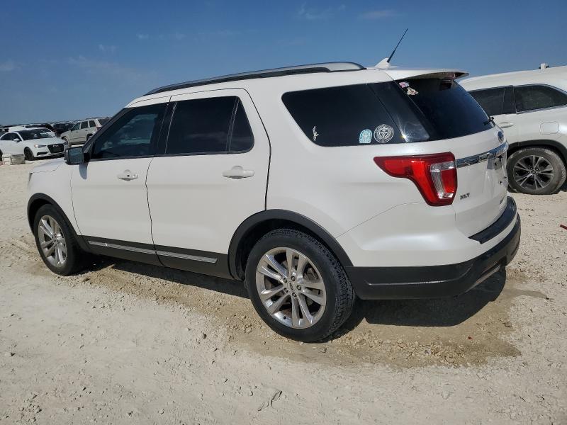 1FM5K7D80KGA59693 - 2019 FORD EXPLORER XLT Beyaz fotoğraf 2