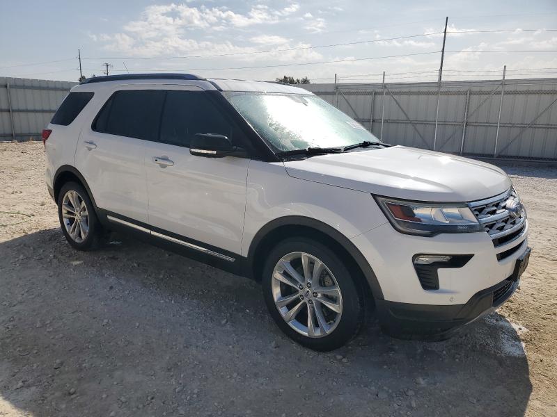 1FM5K7D80KGA59693 - 2019 FORD EXPLORER XLT Beyaz fotoğraf 4