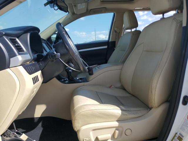 5TDKKRFH5FS063637 - 2015 TOYOTA HIGHLANDER XLE WHITE photo 7