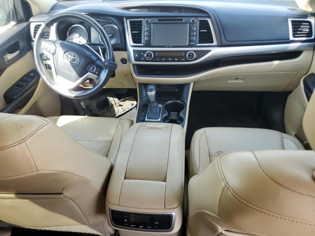 5TDKKRFH5FS063637 - 2015 TOYOTA HIGHLANDER XLE WHITE photo 8