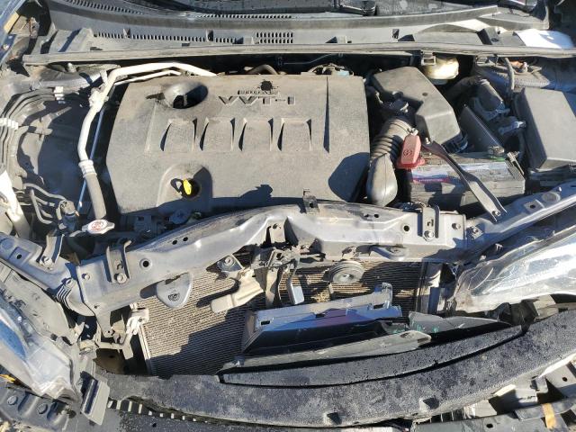 5YFBURHEXHP714107 - 2017 TOYOTA COROLLA L GRAY photo 11