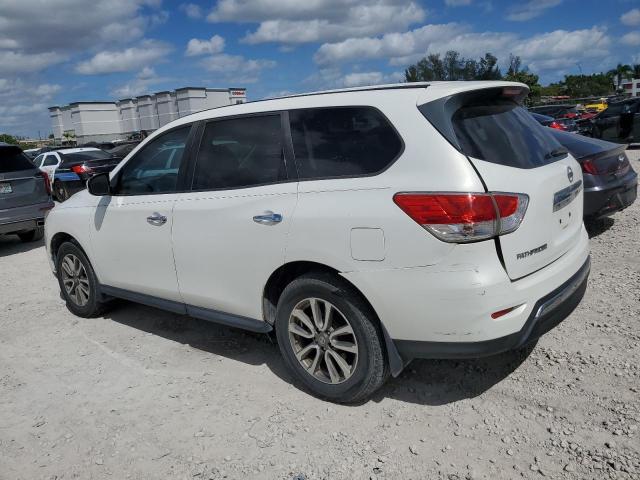 5N1AR2MN7EC662574 - 2014 NISSAN PATHFINDER S WHITE photo 2