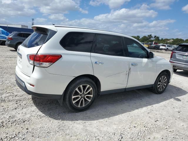 5N1AR2MN7EC662574 - 2014 NISSAN PATHFINDER S WHITE photo 3