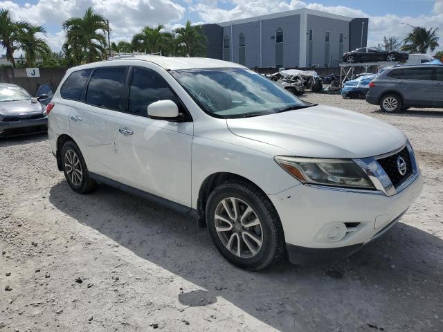 5N1AR2MN7EC662574 - 2014 NISSAN PATHFINDER S WHITE photo 4
