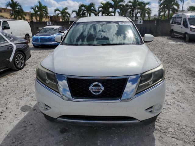 5N1AR2MN7EC662574 - 2014 NISSAN PATHFINDER S WHITE photo 5