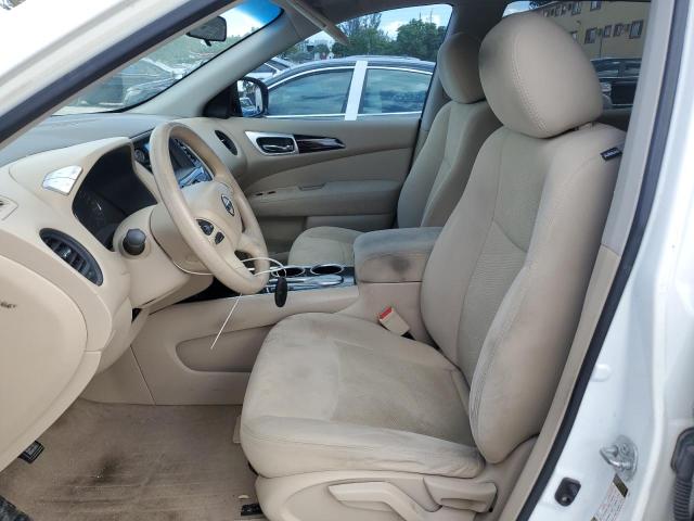 5N1AR2MN7EC662574 - 2014 NISSAN PATHFINDER S WHITE photo 7
