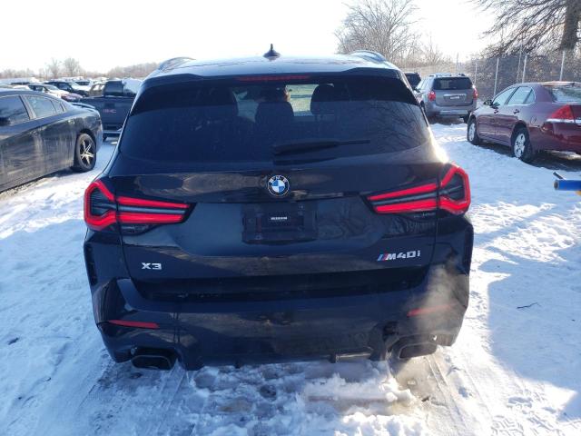 5UX83DP08N9K07454 - 2022 BMW X3 M40I BLACK photo 6