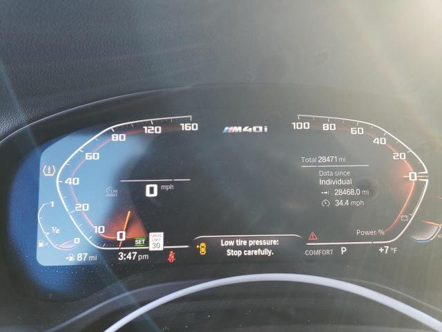 5UX83DP08N9K07454 - 2022 BMW X3 M40I BLACK photo 9