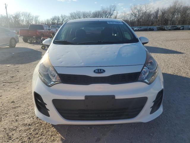 KNADM5A37G6647172 - 2016 KIA RIO LX WHITE photo 5