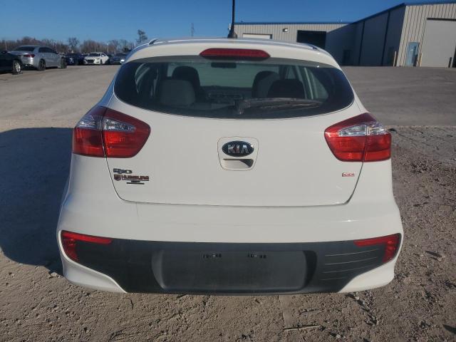 KNADM5A37G6647172 - 2016 KIA RIO LX WHITE photo 6
